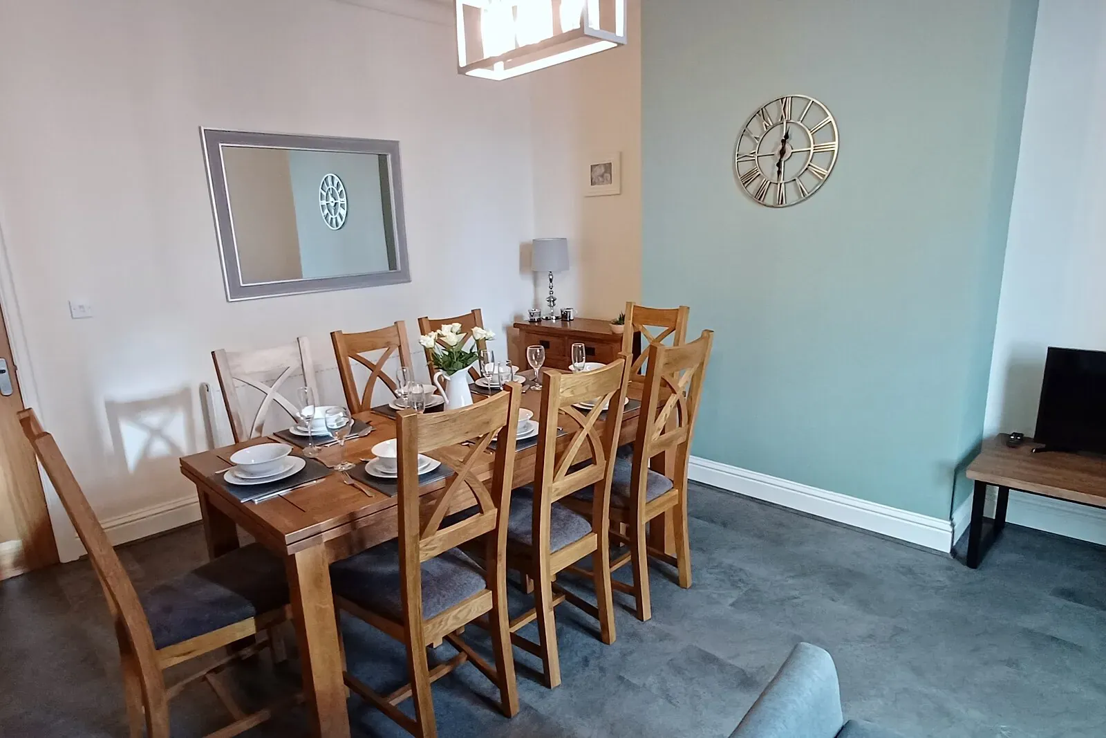 Second view of the Bartley House dining room
